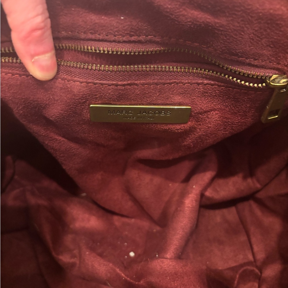 Marc Jacobs Stam Red Quilted Handbag - Picture 10 of 15
